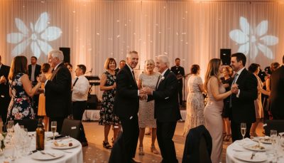 Guests dancing at a Toronto wedding reception
